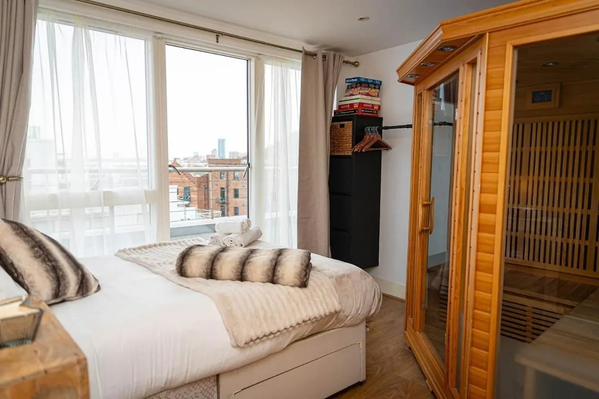 Apartament Penthouse - Canary Wharf - 24 Hr Concierge, Gym, Hot Tub, Sauna, Balcony, Terrace Londyn Wielka Brytania